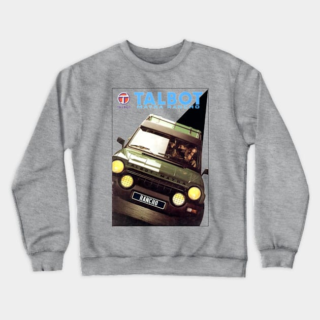 MATRA RANCHO - brochure Crewneck Sweatshirt by Throwback Motors